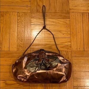 Genguine leather clutch bag